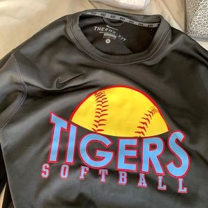 Tigers softball crew neck